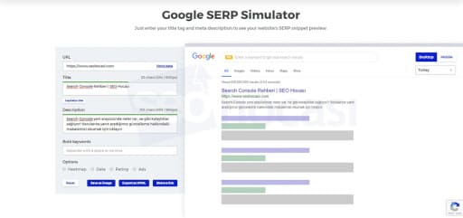 Google SERP Simulator